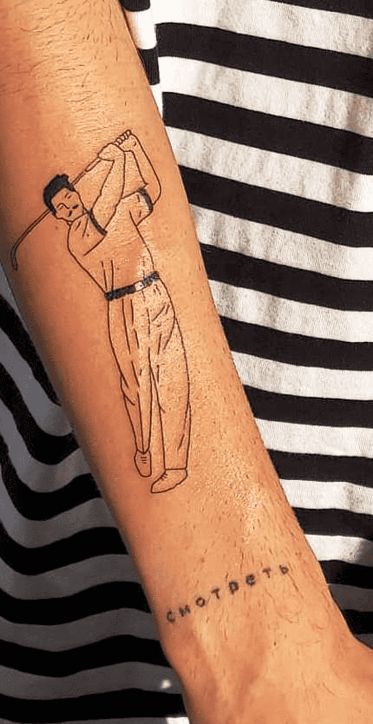 Golf Tattoo Figure