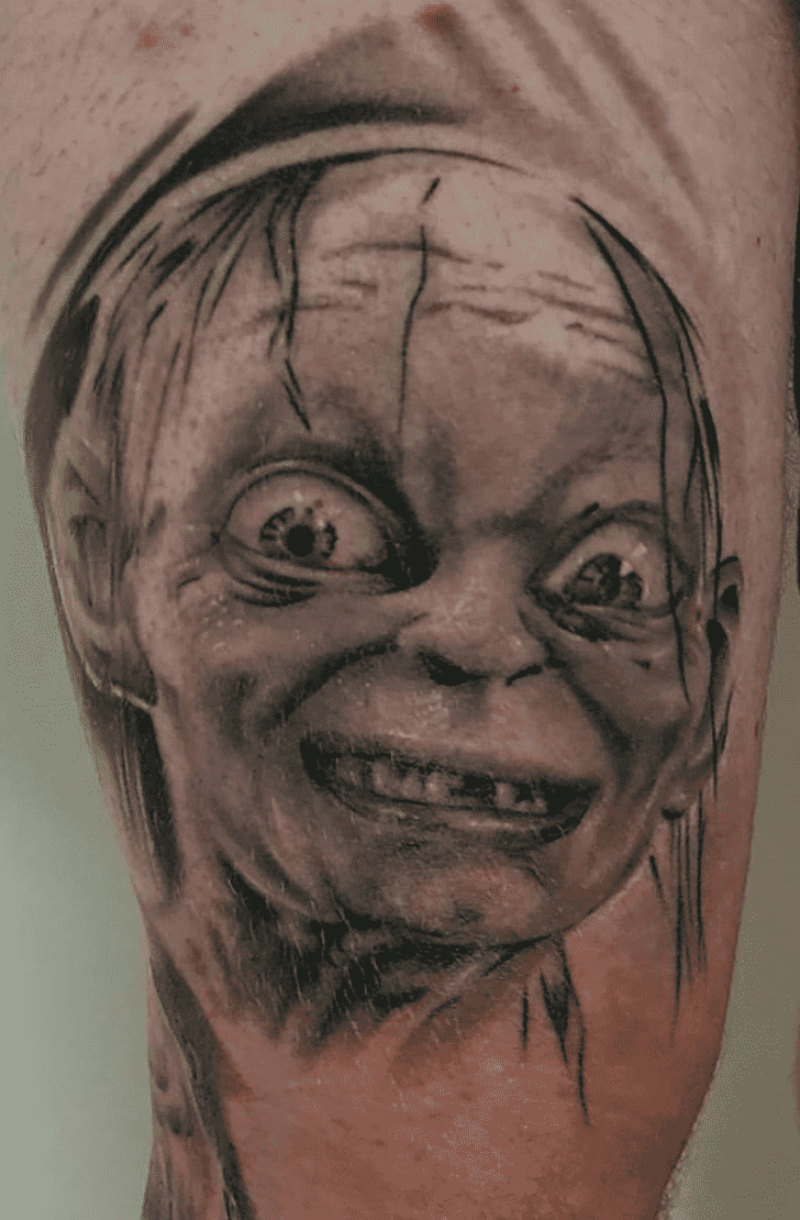 Gollum Tattoo Figure