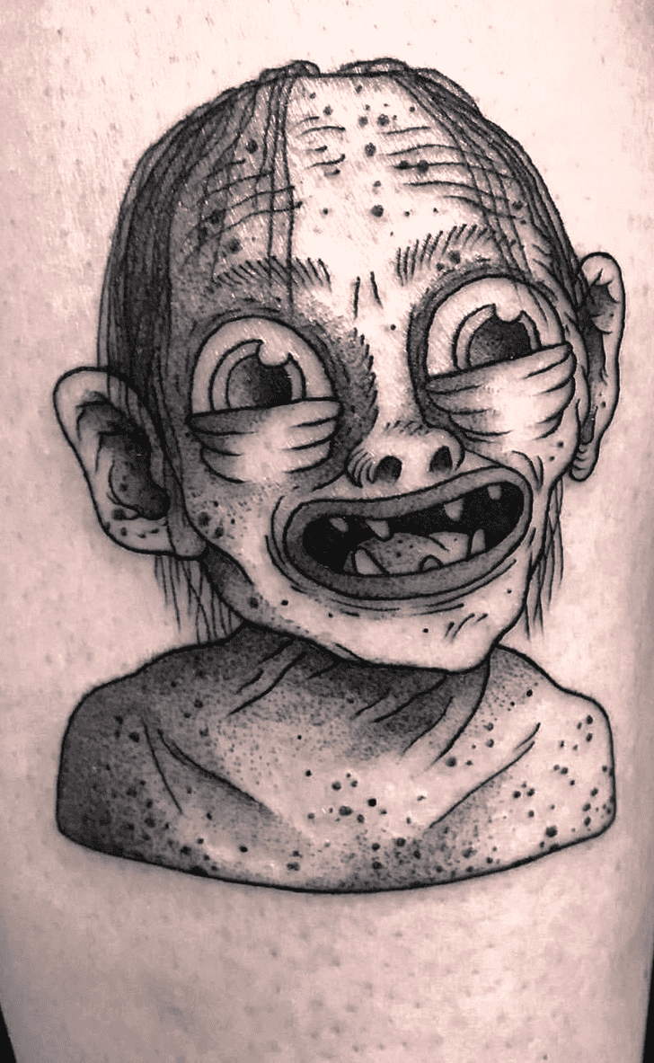 Gollum Tattoo Snapshot