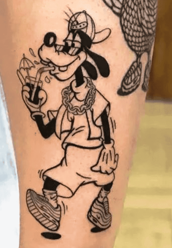 Goofy Tattoo Portrait