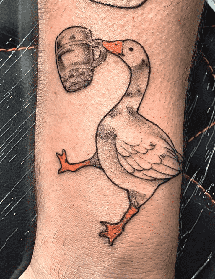 Goose Tattoo Shot