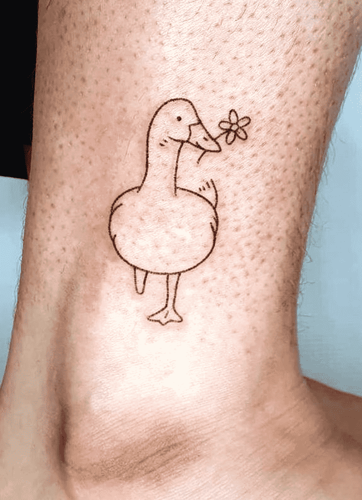 Goose Tattoo Figure