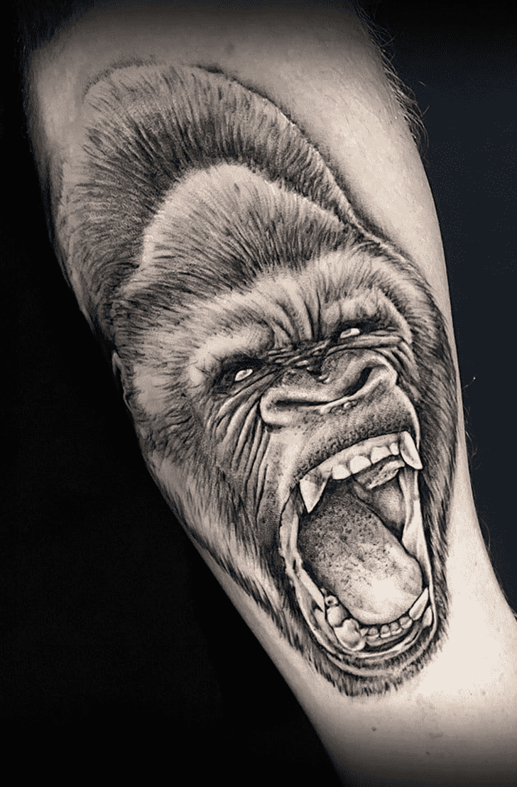 Gorilla Tattoo Design Image