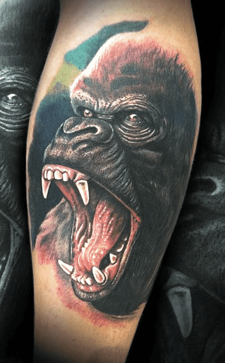 Gorilla Tattoo Design Image