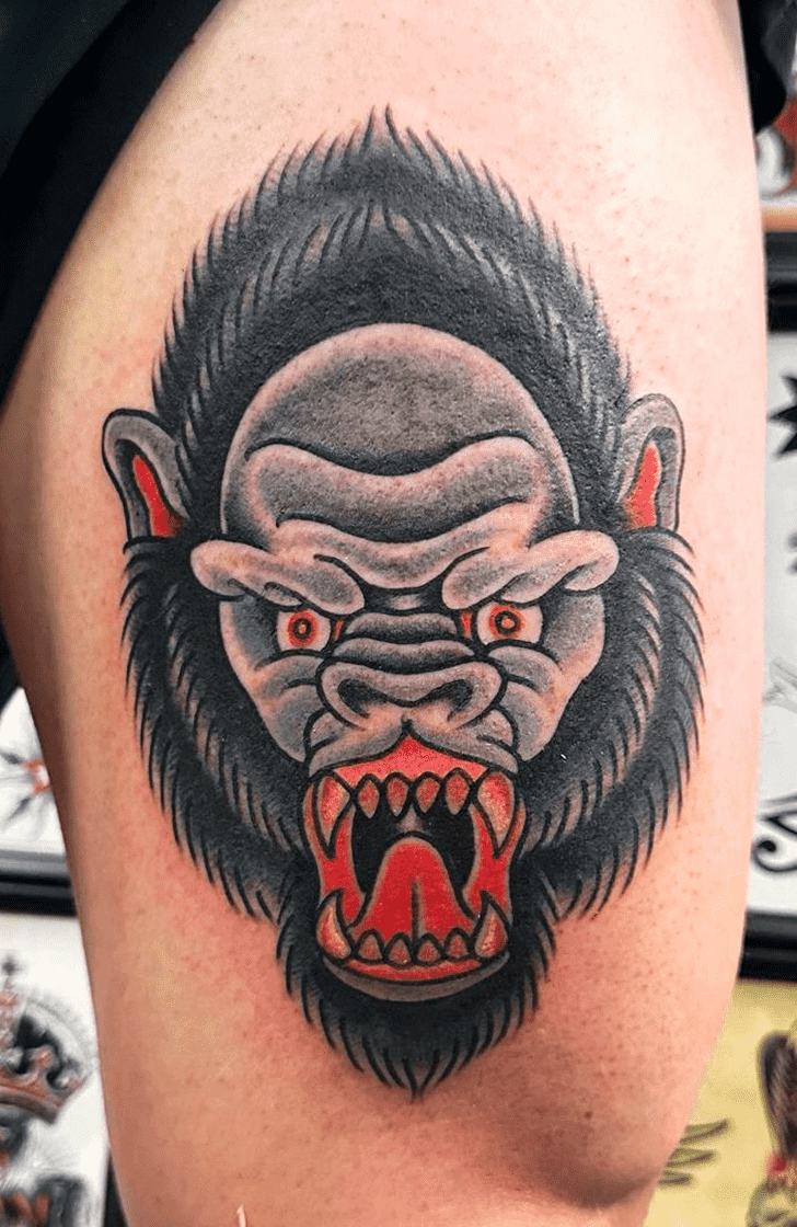 Gorilla Tattoo Figure