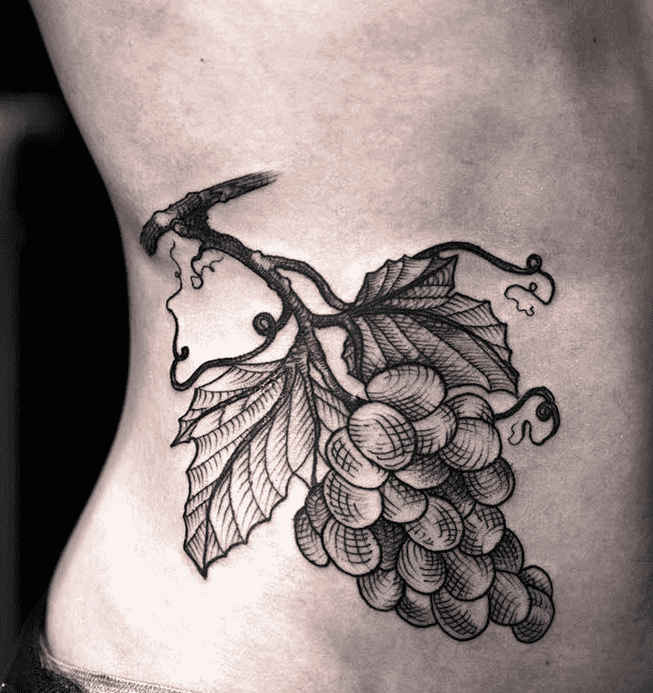 Grapes Tattoo Design Image