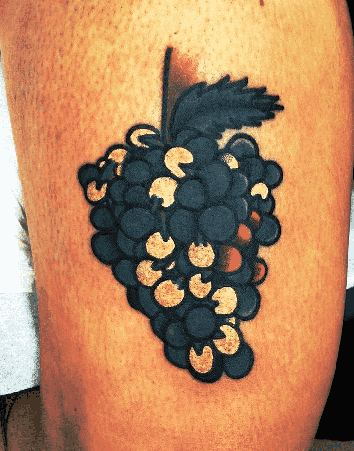 Grapes Tattoo Design Image