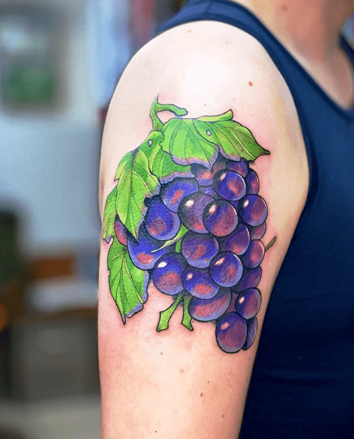 Grapes Tattoo Photos