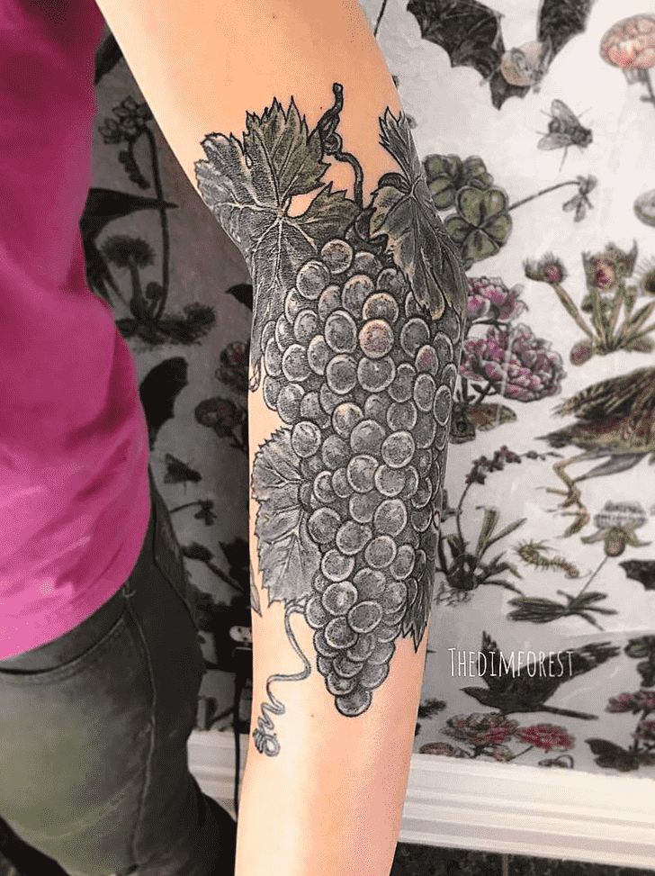 Grapes Tattoo Ink