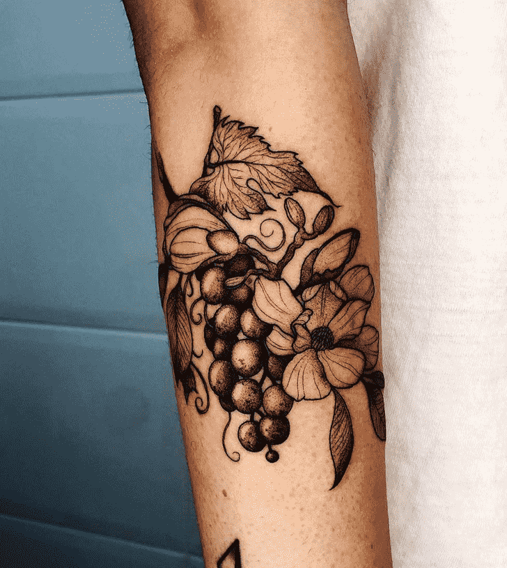 Grapes Tattoo Ink