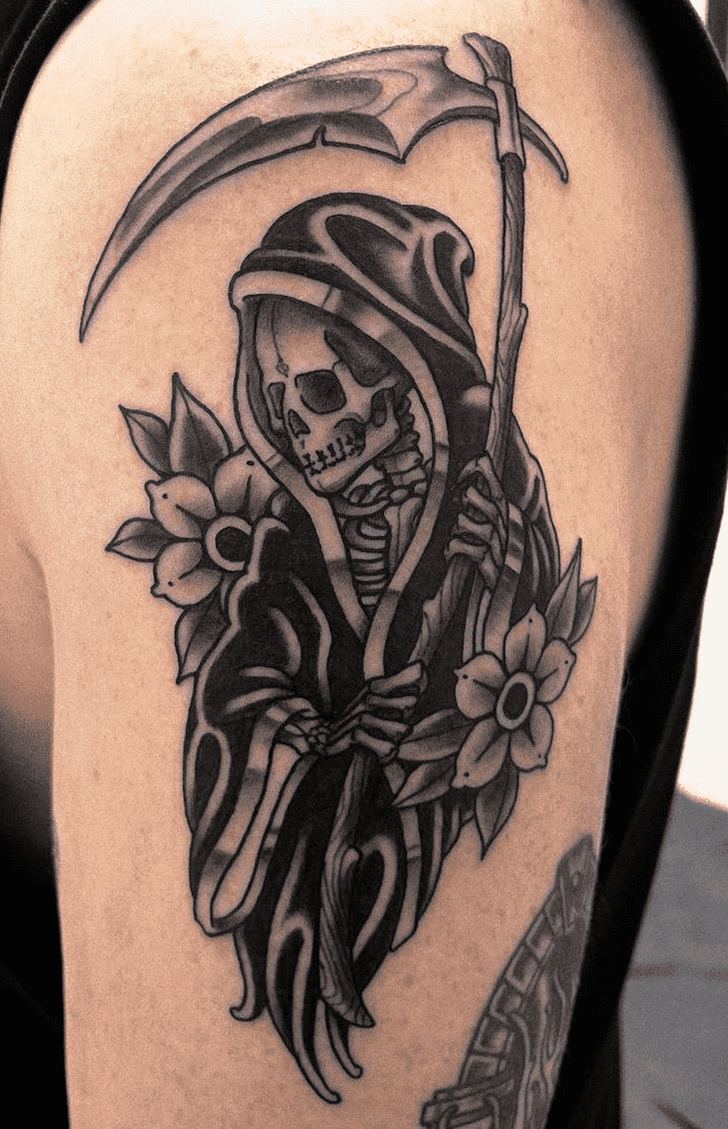 Grim Reaper Tattoo Portrait