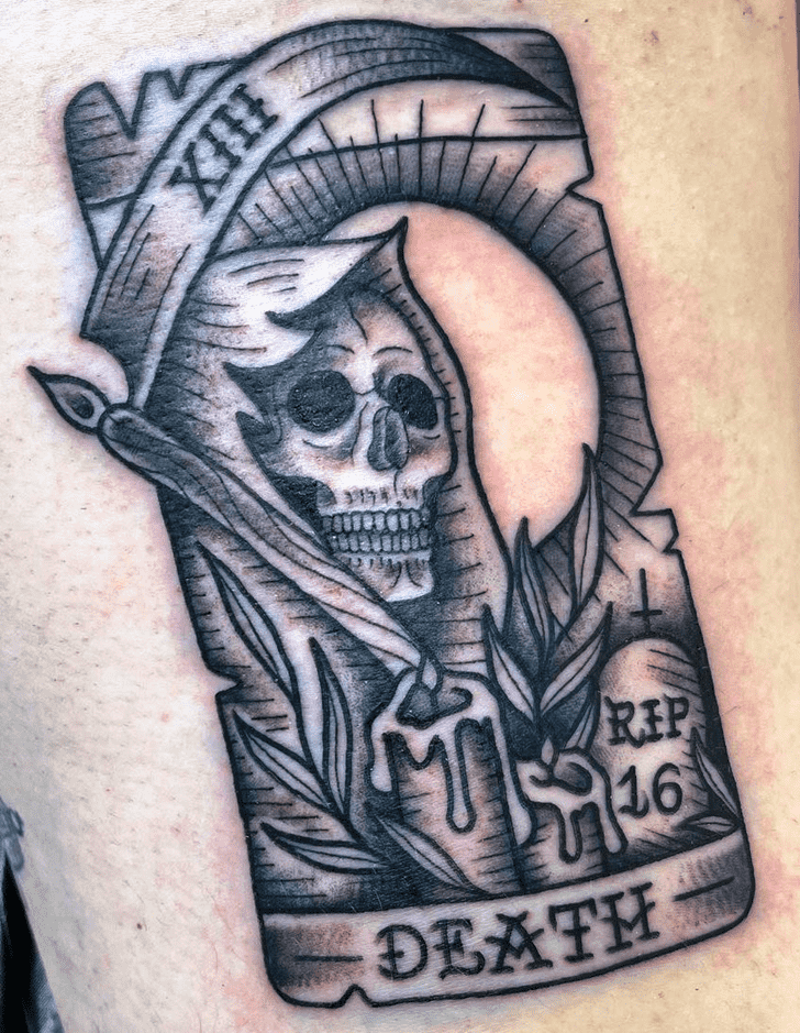 Grim Reaper Tattoo Shot