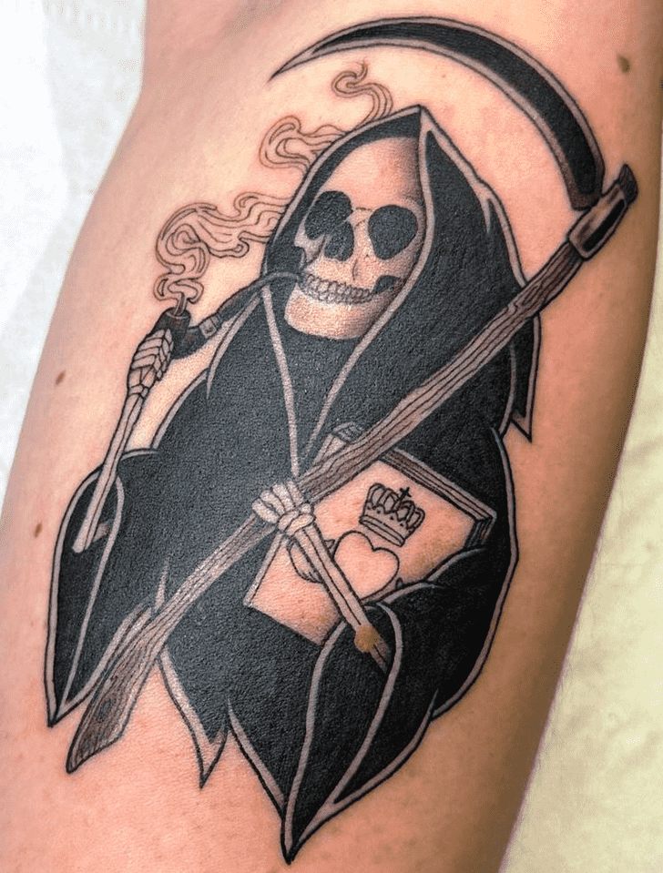 Grim Reaper Tattoo Portrait