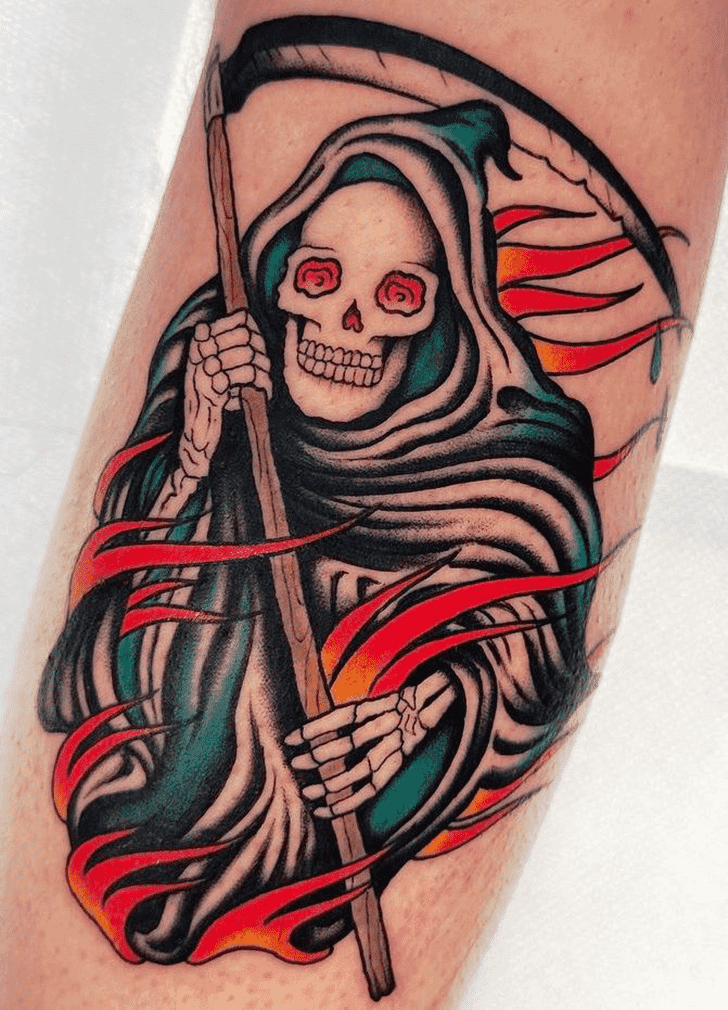 Grim Reaper Tattoo Shot