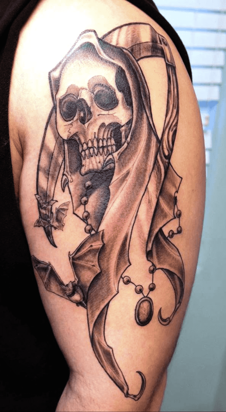 Grim Reaper Tattoo Photograph