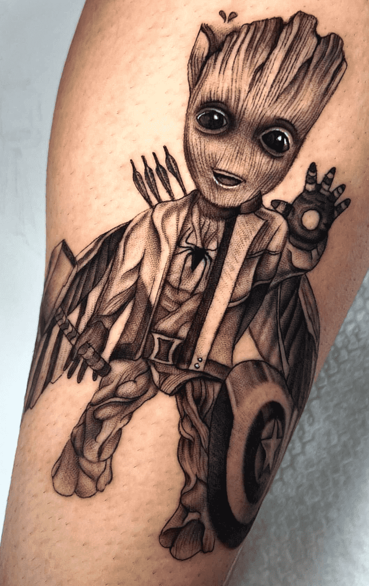 Groot Tattoo Picture