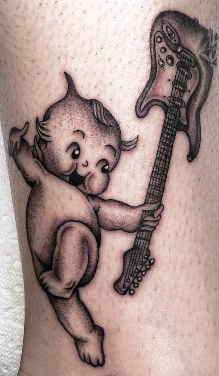 Guitar Tattoo Photos