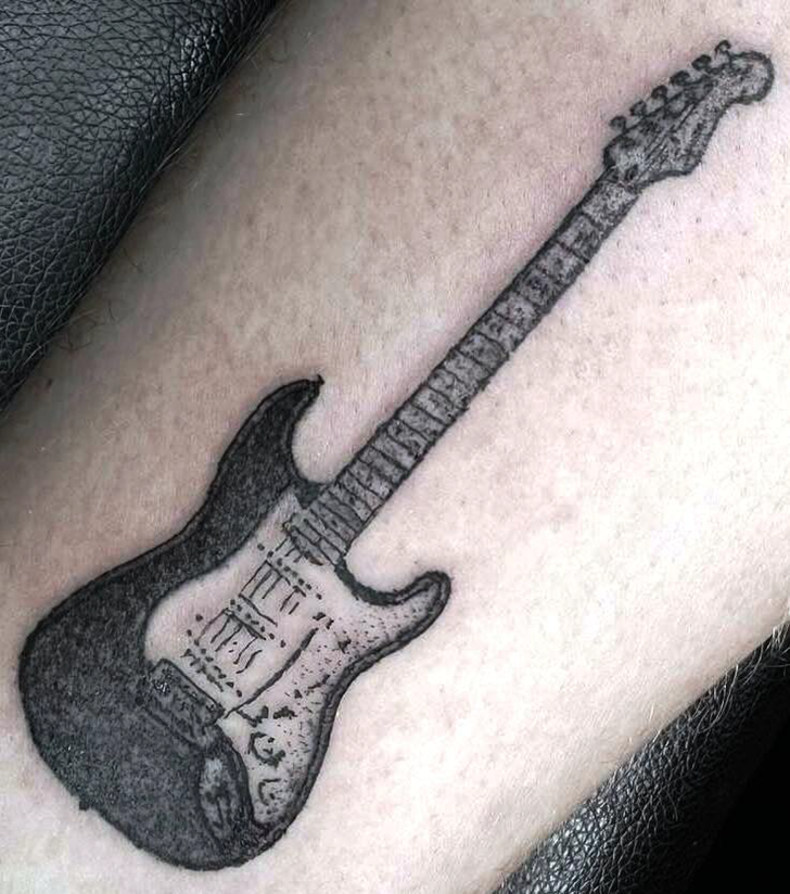 Guitar Tattoo Snapshot
