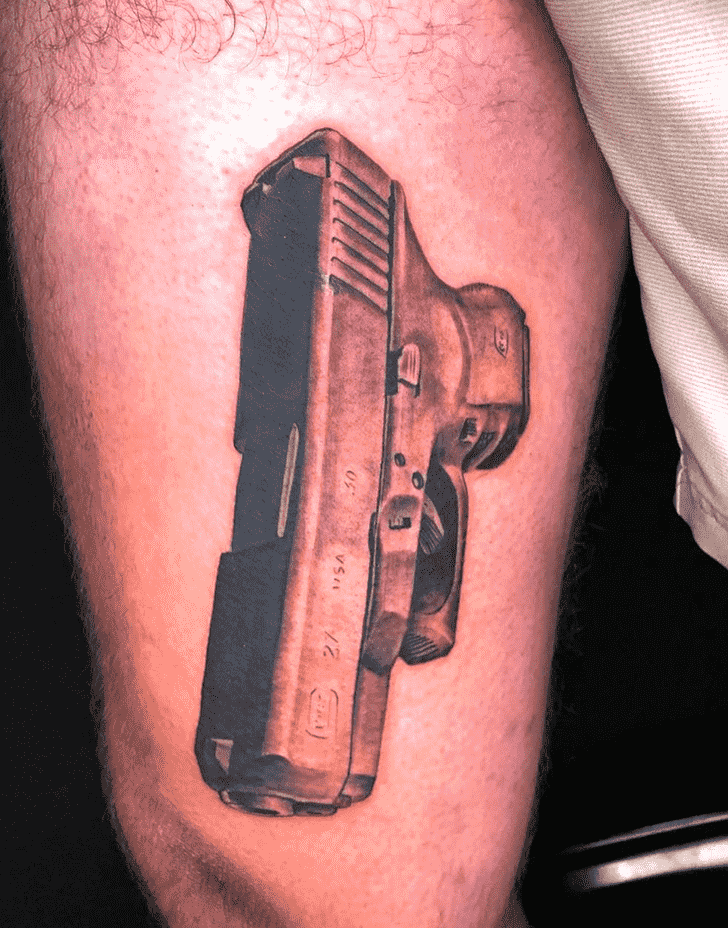 Gun Tattoo Ink