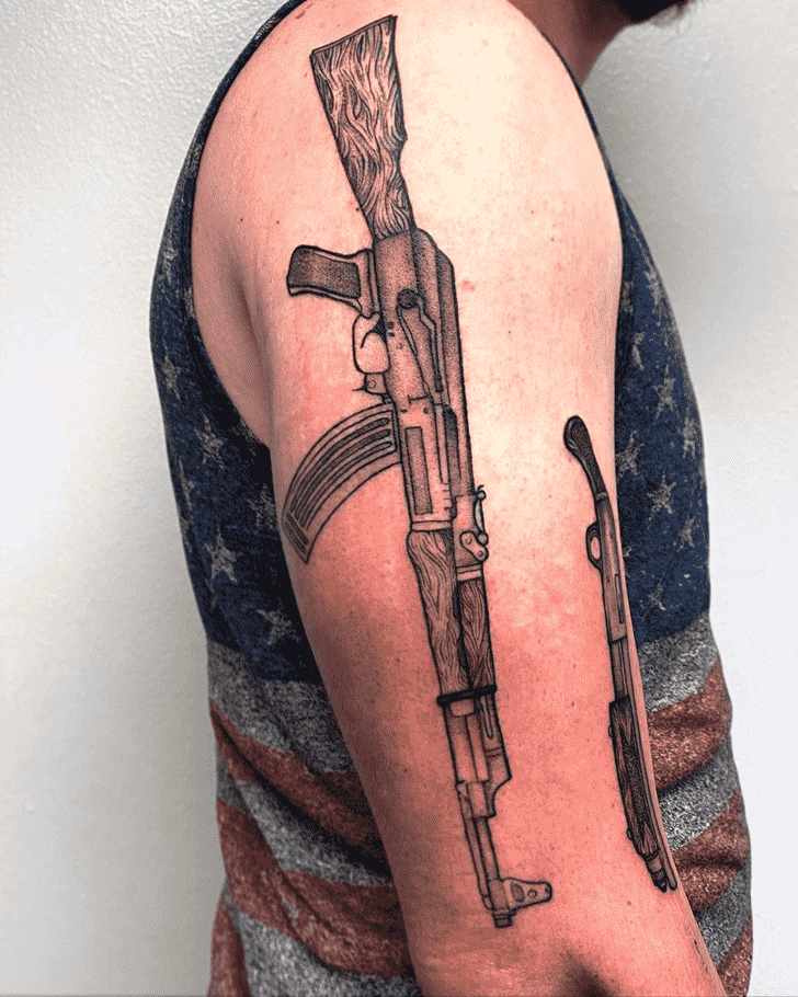 Gun Tattoo Snapshot