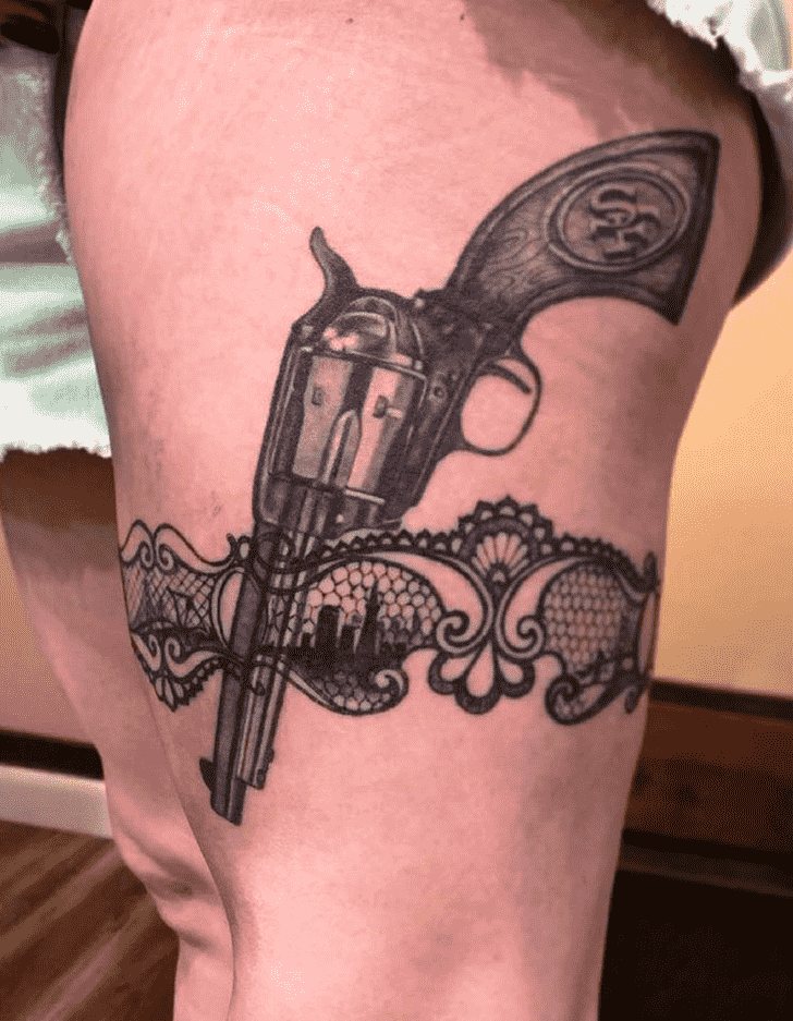 Gun Tattoo Ink