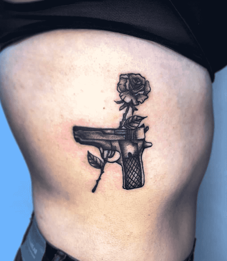 Gun Tattoo Figure
