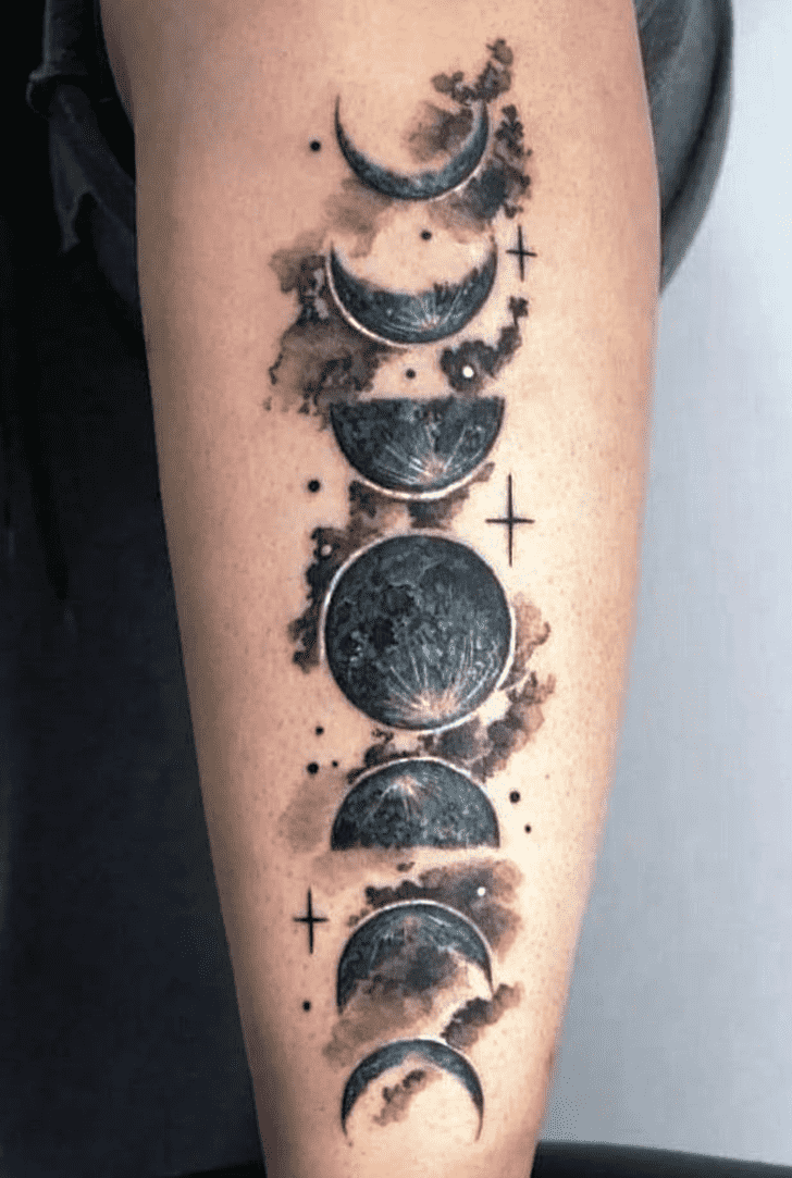 Half Moon Tattoo Photo
