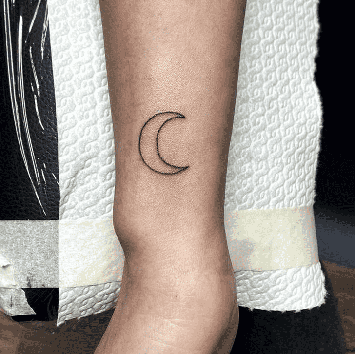 Half Moon Tattoo Portrait