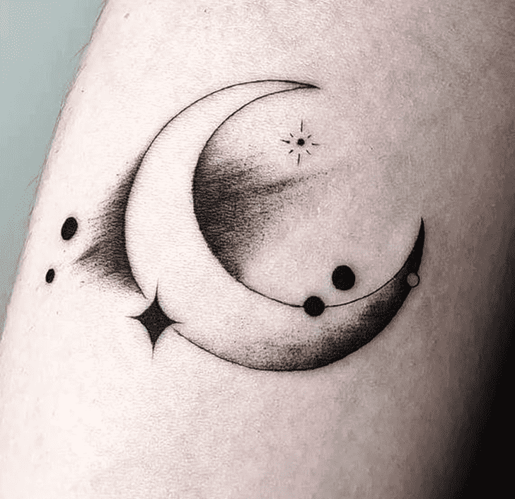 Half Moon Tattoo Picture