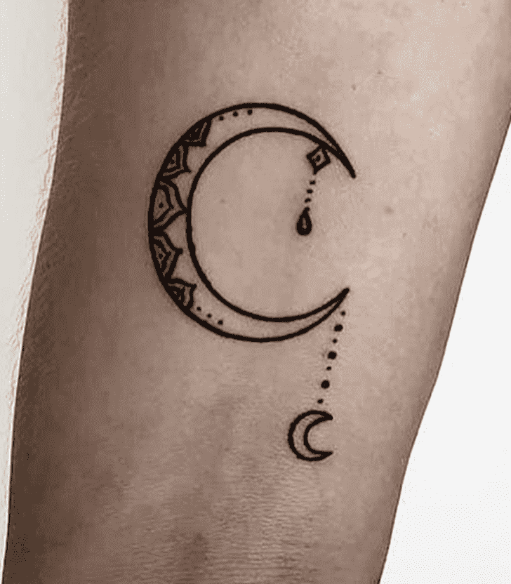 Half Moon Tattoo Photos