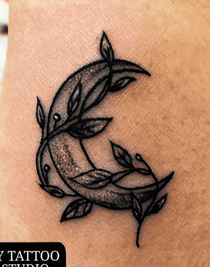 Half Moon Tattoo Ink
