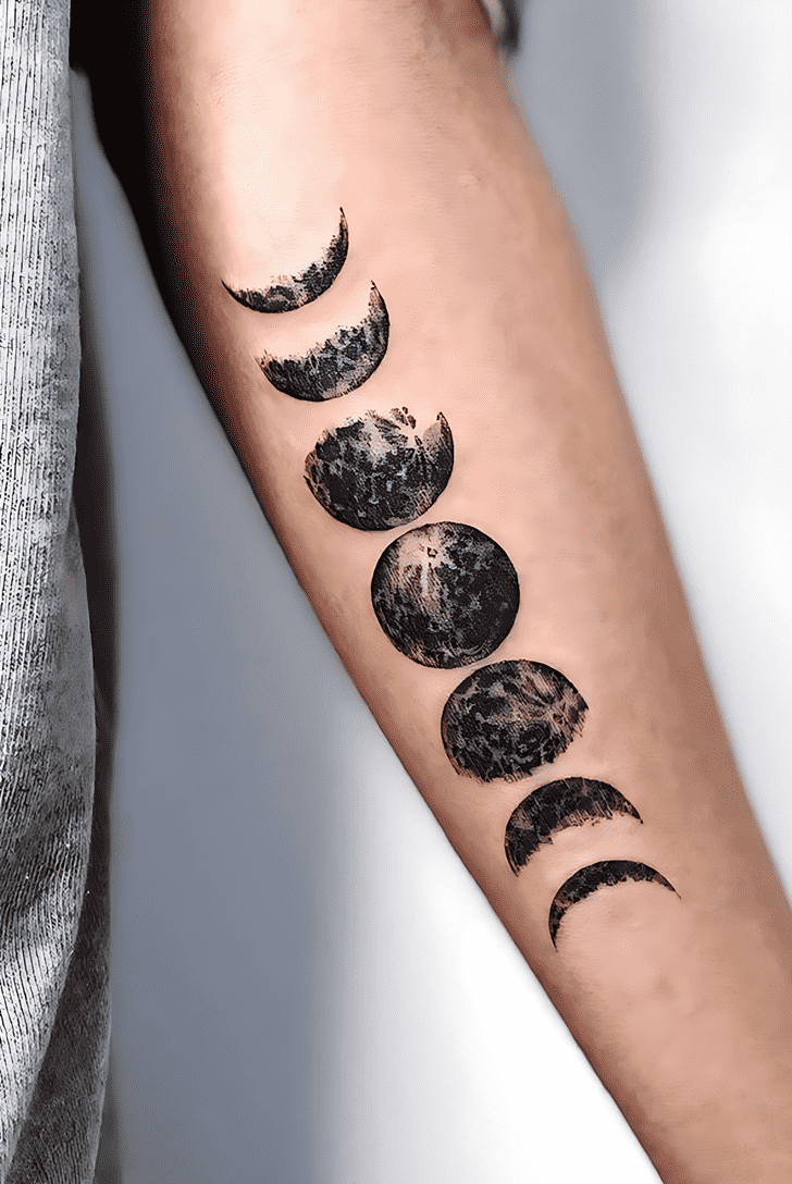 Half Moon Tattoo Photograph