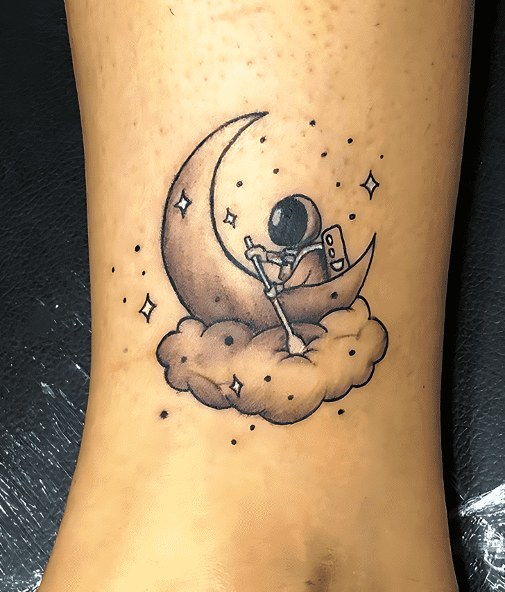 Half Moon Tattoo Shot