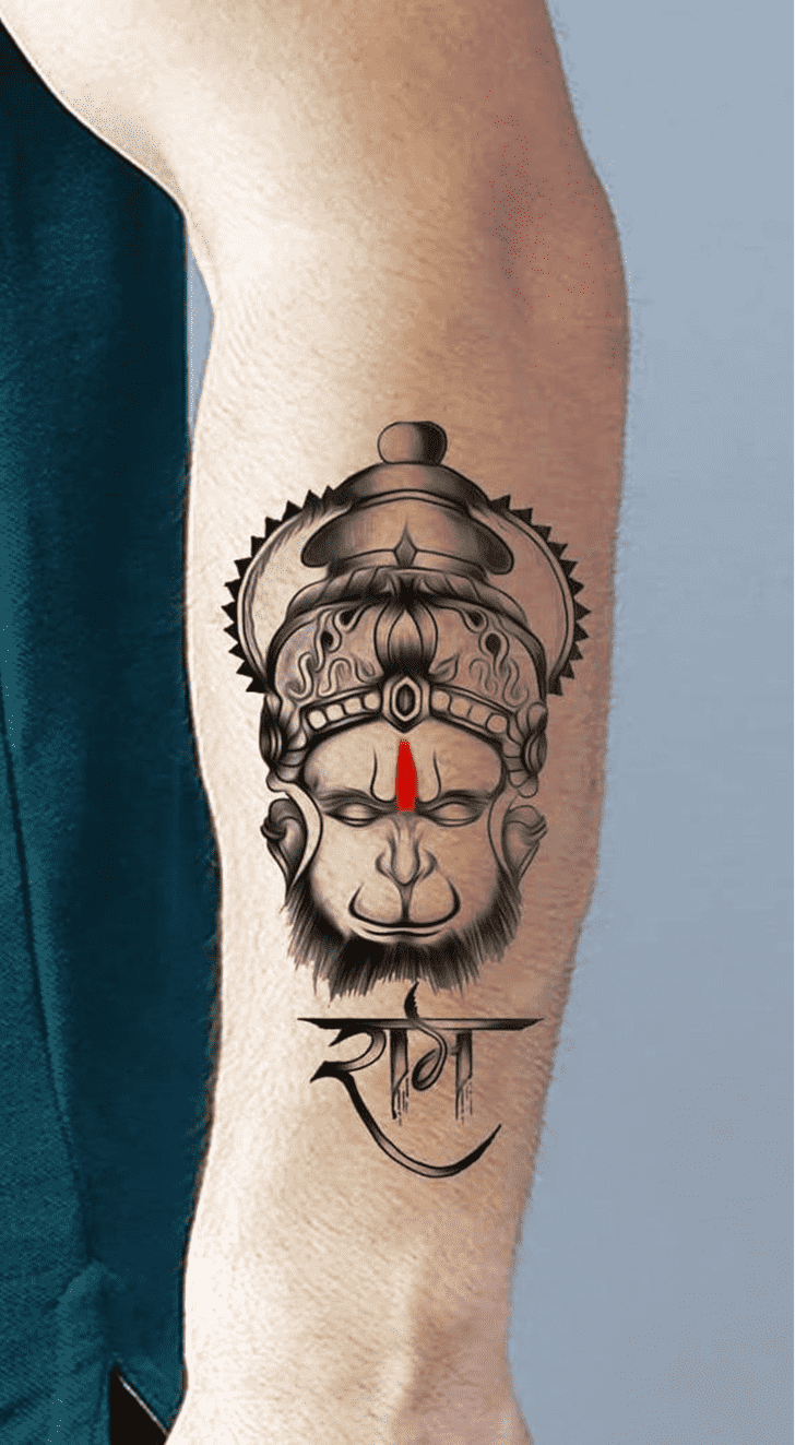 Hanuman Tattoo Photograph