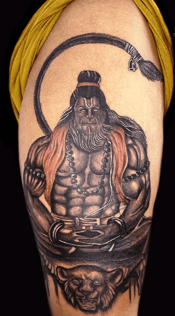 Hanuman Tattoo Portrait