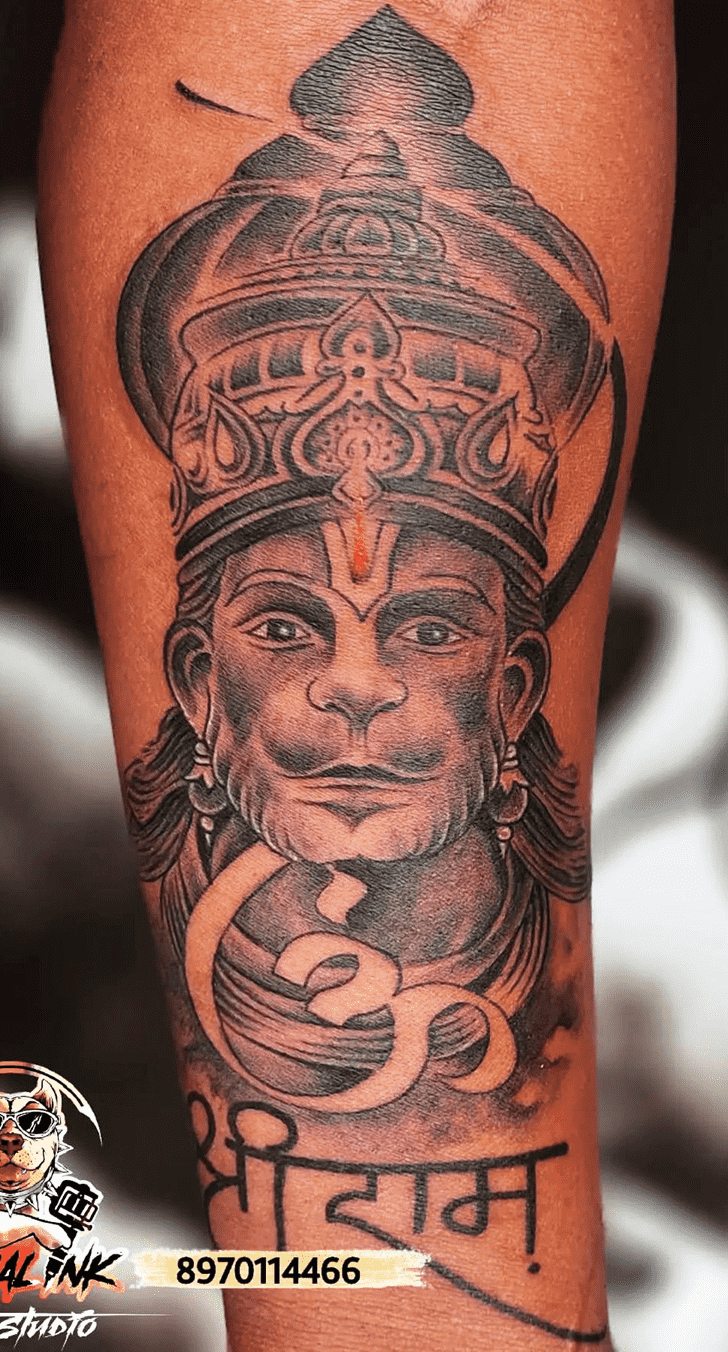 Hanuman Tattoo Design Image