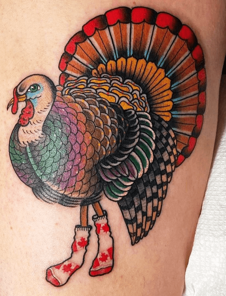 Happy Thanksgiving Tattoo Figure