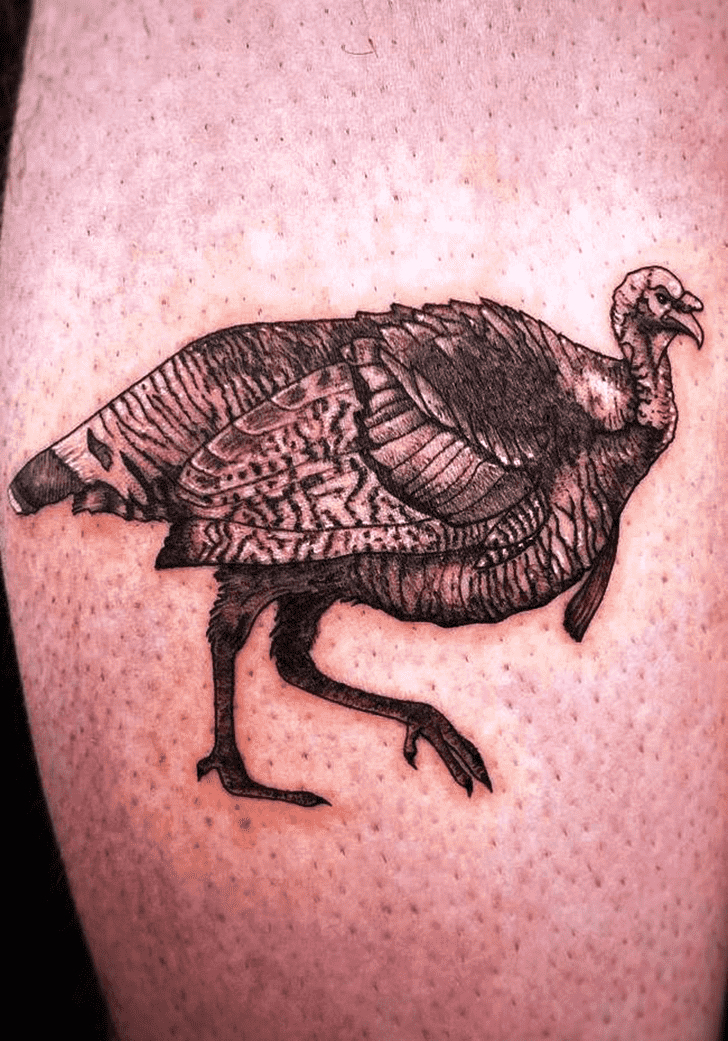 Happy Thanksgiving Tattoo Portrait