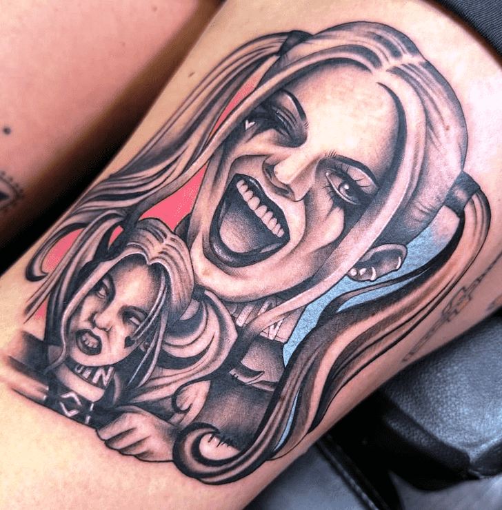 Harley Quinn Tattoo Photograph