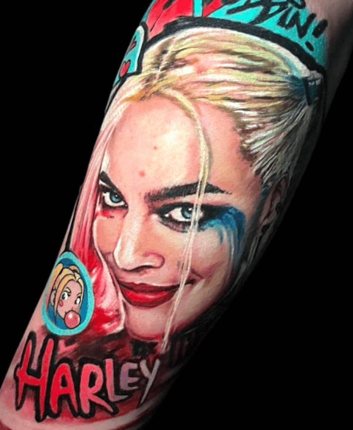 Harley Quinn Tattoo Photograph
