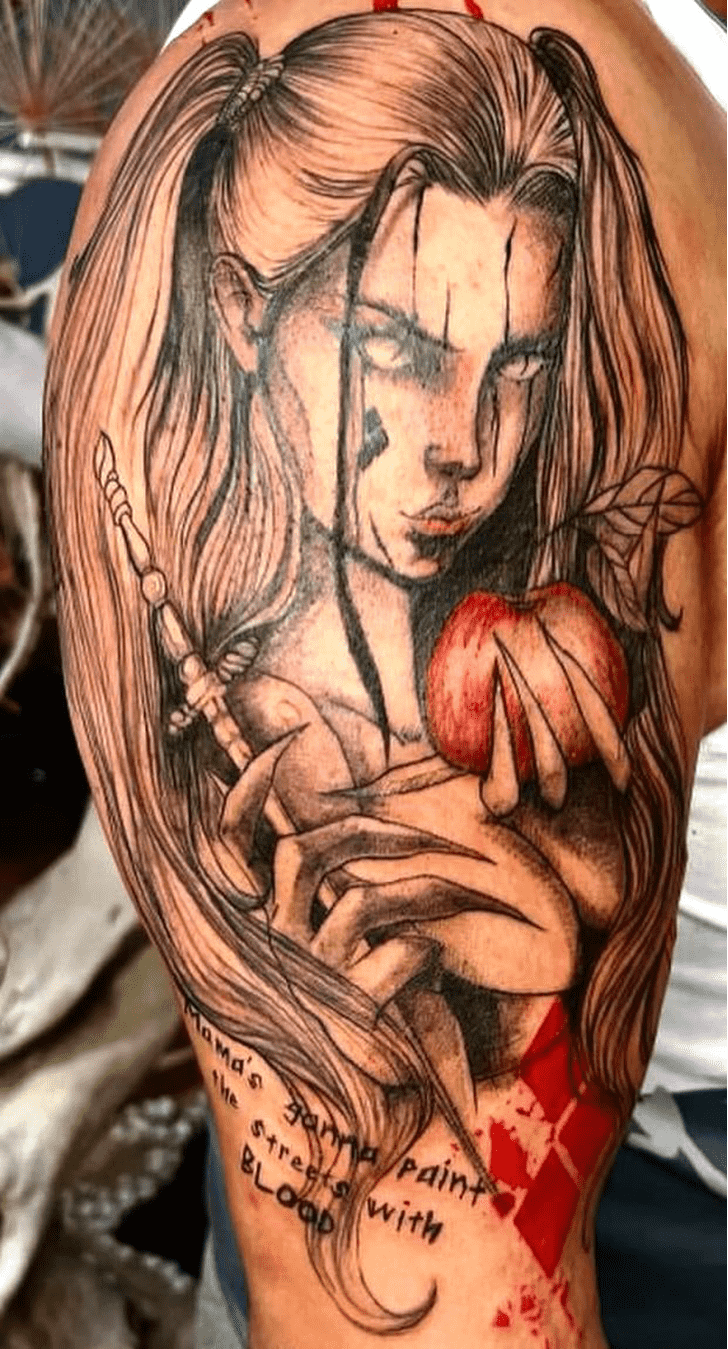 Harley Quinn Tattoo Figure