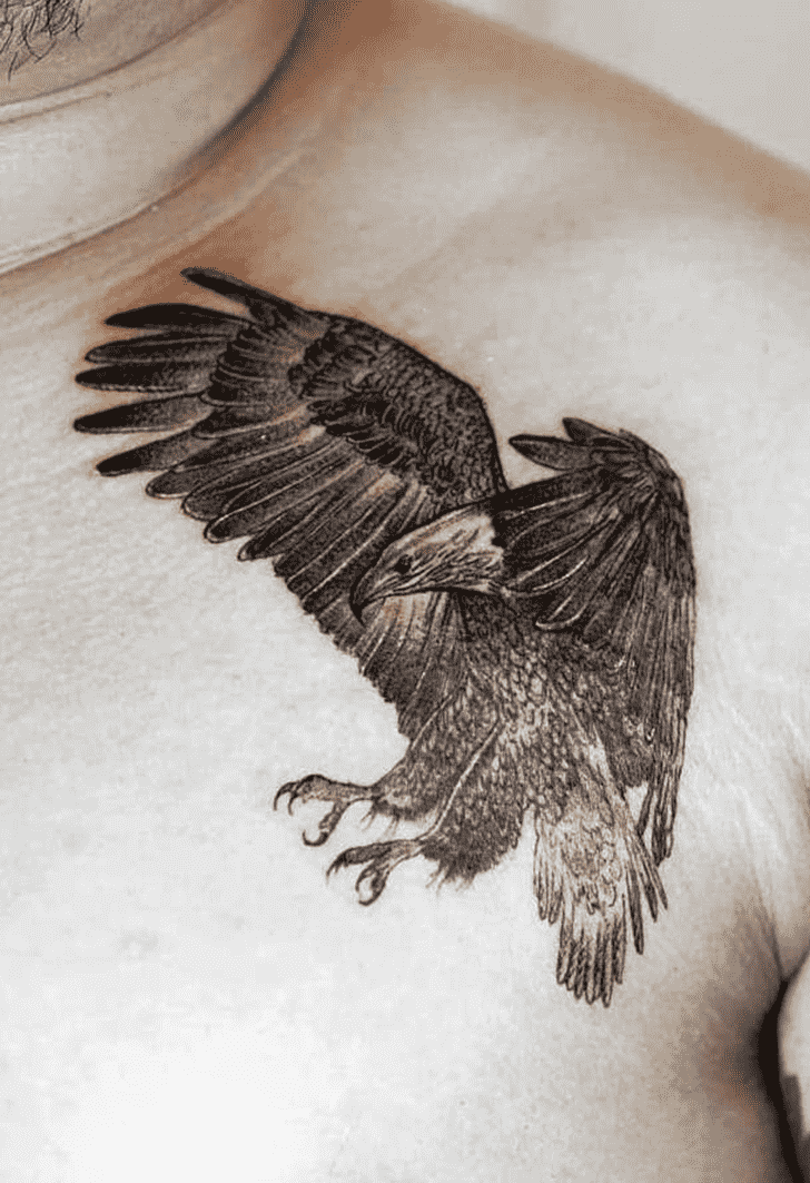Hawk Tattoo Shot