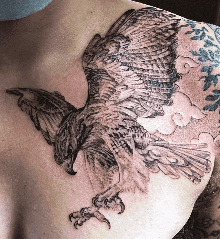 Hawk Tattoo Figure