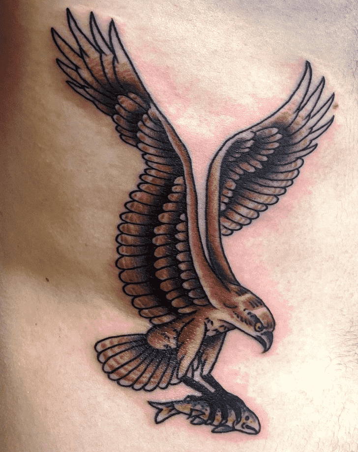 Hawk Tattoo Shot