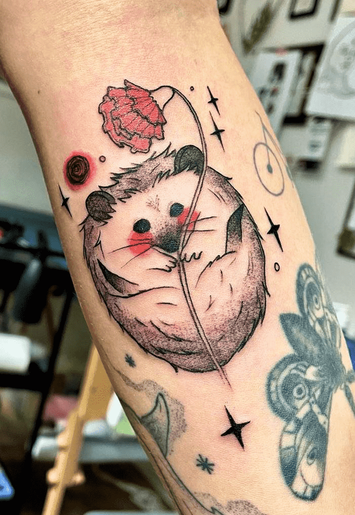 Hedgehog Tattoo Shot