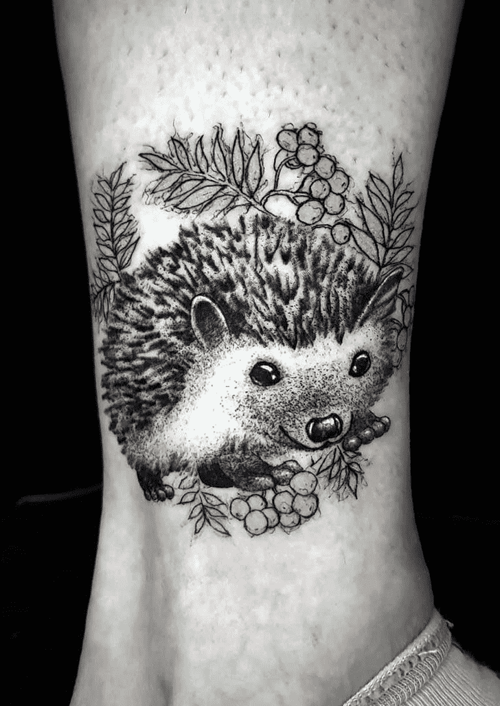 Hedgehog Tattoo Figure
