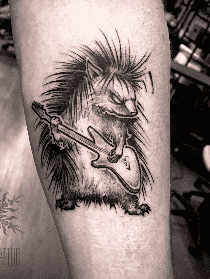 Hedgehog Tattoo Portrait
