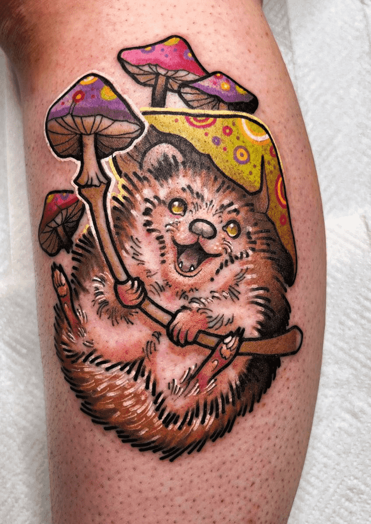 Hedgehog Tattoo Shot