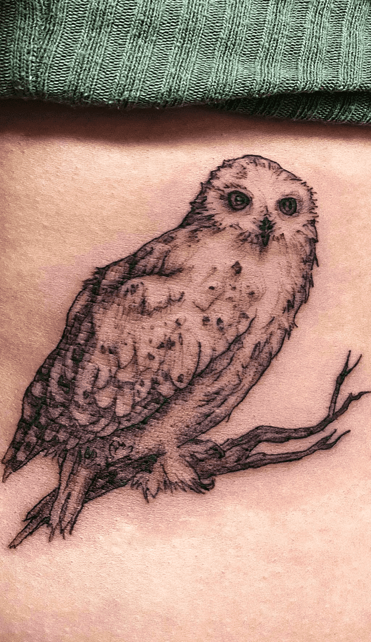 Hedwig Tattoo Figure