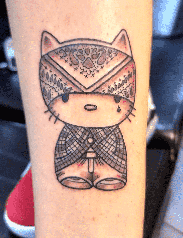 Hello Kitty Tattoo Portrait
